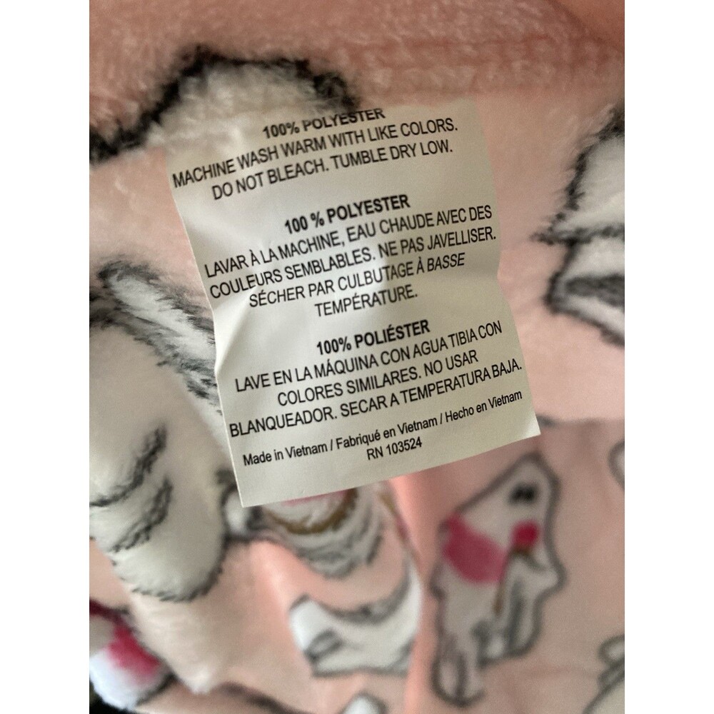 Pink Ghost Throw Blanket Holding Stanley Cup - Picture 3 of 7